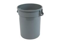 CONTENEUR DECHETS ROND - 80 L - GRIS SANS COUVERCLE - Ø570X610 MM