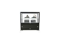 Vitrine Exposition LED H 90 x L 90 x P 45 cm - Noir mat