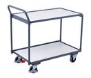 Variofit - Chariot à plateaux ESD 250kg - 2 plateaux bois - 985x490mm - Ergonomique - Garantie 3 ans