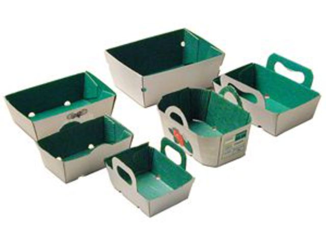 Barquette en carton ondulé