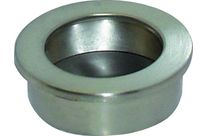 Poignée à encastrer - platine ronde Zamak