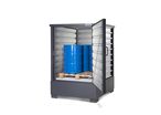 Box de stockage en acier pour fûts et cuves