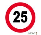 Panneau Vitesse limitée à 25 Km/h - Novap