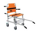 Holtex - Chaise Portoir Évacuation/Transfert - 159 kg - 4 Roues - Aluminium - Orange