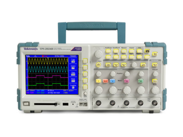 Oscilloscope numérique 4 voies 200 MHz, 2 Géch/s, 2 500 points : TPS 2024B