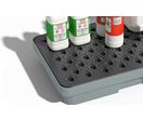 Bacs de rétention 20L pour paillasses, rayonnages et armoires | BACPV20G-C