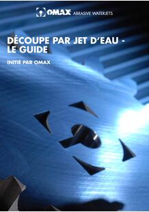 OMAX Livre blanc découpeuse jet d'eau