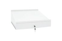 Manutan Expert - Pupitre Gris L52.5cm - Accessoire Armoire Atelier - Garantie 10 Ans - Recyclable