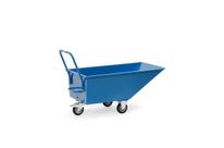 Chariot benne basculante avec ou sans robinet de vidange 250 Litres, 300 kg