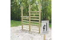 Module sportif avec échelles de saut