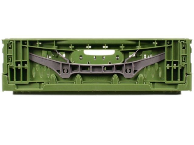 Bac rabattable maraîcher vert de norme Euro 600 x 400mm  | Veggie Fresh 6412