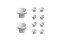 Pack de 10 - Spot LED Encastrable 9W IP44 Dimmable CCT Ø85.5mm - Blanc