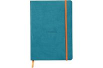 Carnet RHODIARAMA, A5 160 pages, ligné. Couverture TURQUOISE