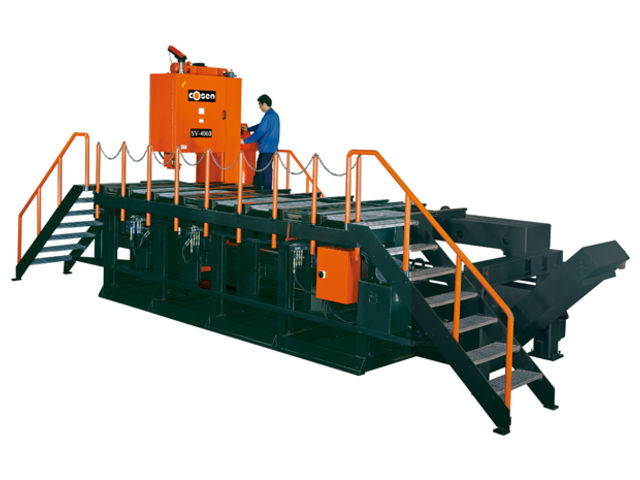 Scie plate verticale à tête de traverse : SV-4060