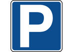 Panneau indication de parking