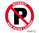 Panneau Parking interdit aux poids lourds - Novap