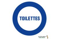 Panneau Toilettes - Novap