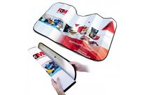 Pare-soleil écologique intérieur / Été publicitaire avec fermeture bouton | Cad’Rev