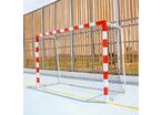 Paire de filets de handball professionnel - Mailles simples et doubles de 100 x 100 mm