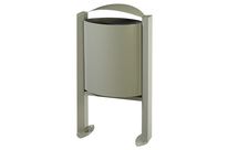 Poubelle sur pieds en acier Arkea