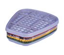 3M - Filtre ABEK1 6059 Antigaz - Protection Vapeurs Organiques, Gaz Acides, Ammoniac - Norme EN 140/143