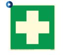 Panneau photoluminescent HD Premier secours - rigide 200x200mm - 4055329