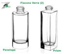 Flacons en Verre Blanc - 2 - Type III pour la beauté cosmétique ou pharmacie