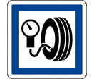Panneau indication station de gonflage CE26