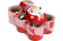 Lot 12 Rubans 50mm x 100m + 1 Déroulvit&amp;#039; rouge - 3048230