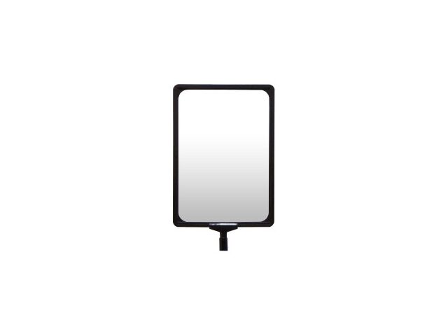 Support affiche rotatif noir mode paysage ou portrait - format A4