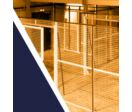 Cloisons industrielles grillagées | MANUSTOCK 