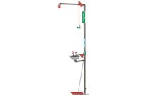 Hughes - Douche et Laveur d&amp;#039;Yeux Combiné Inox - Débit 76 L/min - Norme EN 15154-1/2 - Sécurité Essentielle