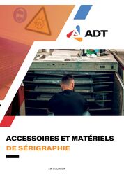Catalogue Matériels et accessoires de sérigraphie