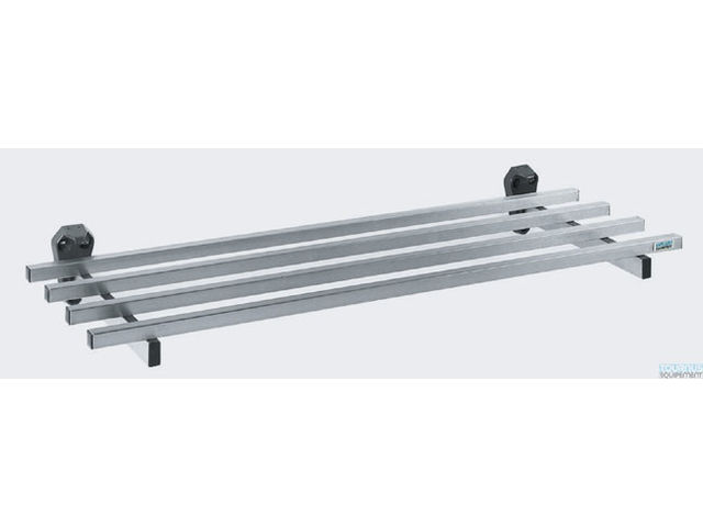 Etagère inox murale barreaux
