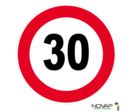 Panneau Vitesse limitée à 30 km/h - Rigide Ø300mm - 4060064