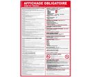 Panneau d'affichage obligatoire du code du travail 400x600mm - 4300832