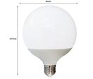 Ampoule E27 LED 12W 220V G95 300° - Blanc Chaud 2300K - 3500K