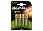 Blister de 4 accu DURACELL AA 1300A PLUS POWER.