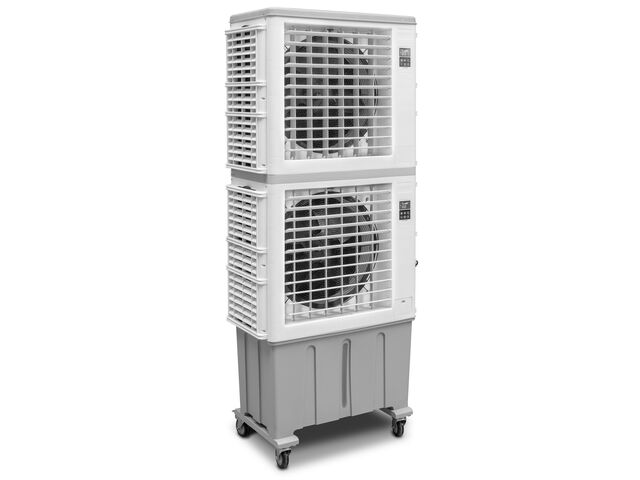 Rafraîchisseur d'air évaporatif industriel mobile haut 150-200m² 17000m³/h Torros BVK1700PT
