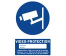 Panneau video protection + picto