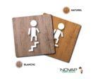Plaquettes de porte 90x90mm - Escalier - Wood 