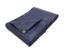 Manutan Expert - Bâche Temporaire Polyéthylène Bleu 9.91x5.91m - 150g/m² - Protection Robuste et Durable
