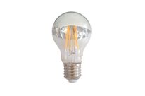 Ampoule E27 LED Filament 7W A60 Avec Reflet - Blanc Chaud 2300K - 3500K / Argent