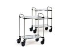 Chariot Inox 120 ou 150 kg plateau chrome 