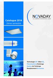 Catalogue Catalogue gammes produits NOVADAY