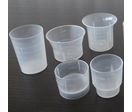 Gobelet Doseur en PP naturel pour mesures médicales - de 10 à 100 ml