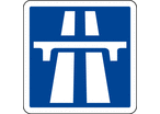 Panneau indication section autoroute C207
