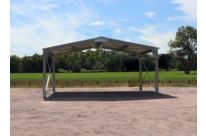 Abri multifonction bi-pente - 6x5x3,35m