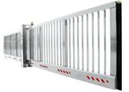 Portail coulissant autoportant en acier avec ou sans motorisation | Grille coulissante