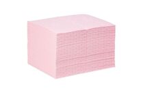 Pig - Absorbant pour produits chimiques - 100 carrés - Rose - Polypropylène - 84 L d&amp;#039;absorption - Emballage recyclable